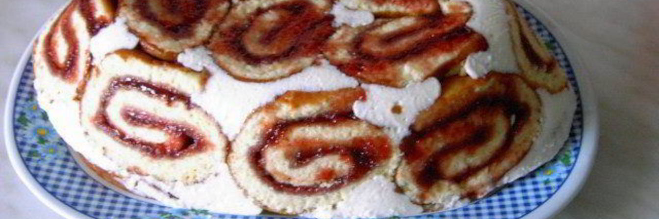 Творожно-сливочная шарлотка