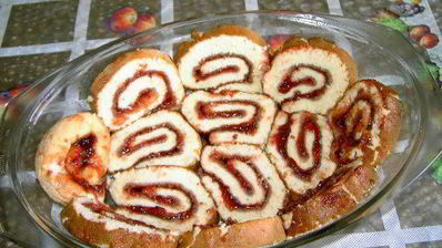 творожно-сливочная шарлотка