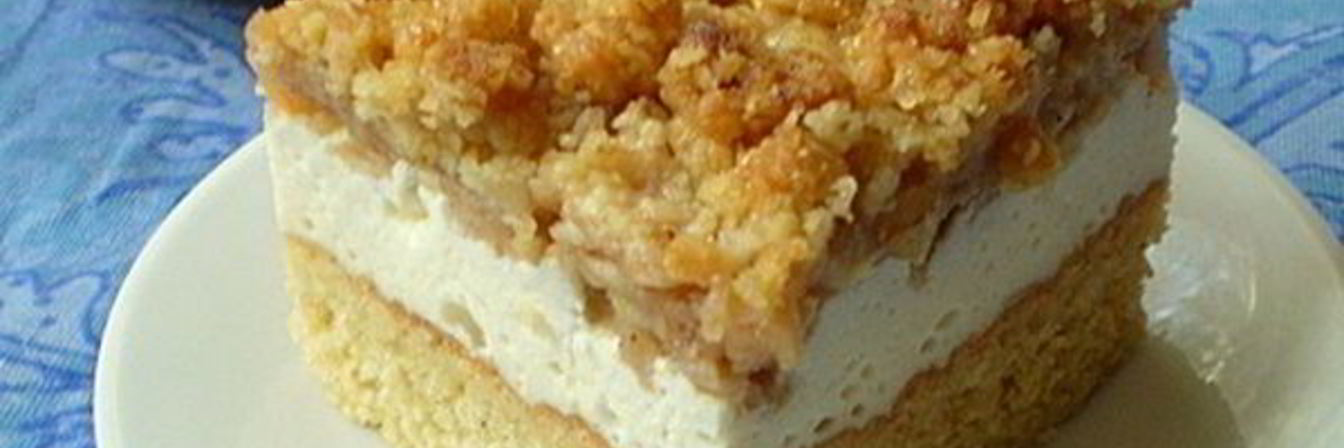 Творожный чизкейк-шарлотка