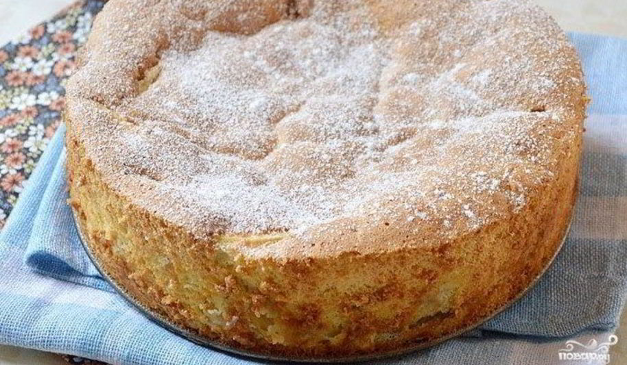 Рецепт воздушной шарлотки