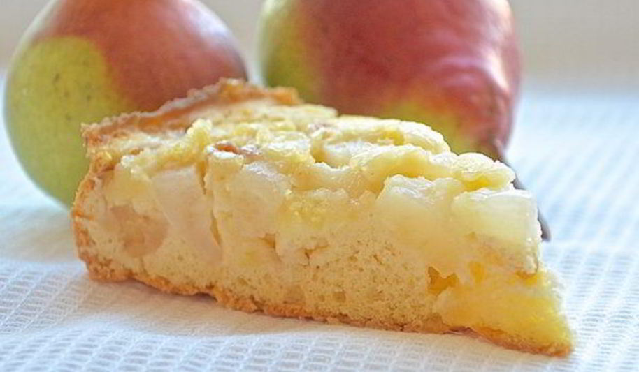 Рецепт яблочно-грушевой шарлотка в духовке