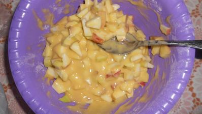 яблочно-медовая шарлотка