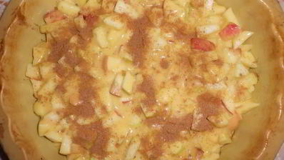 яблочно-медовая шарлотка