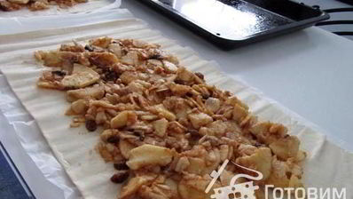 итальянский яблочный штрудель