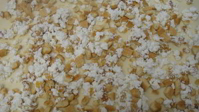 штрудель грушевый с творогом из слоёного теста