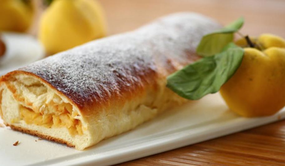 Рецепт штруделя с айвой