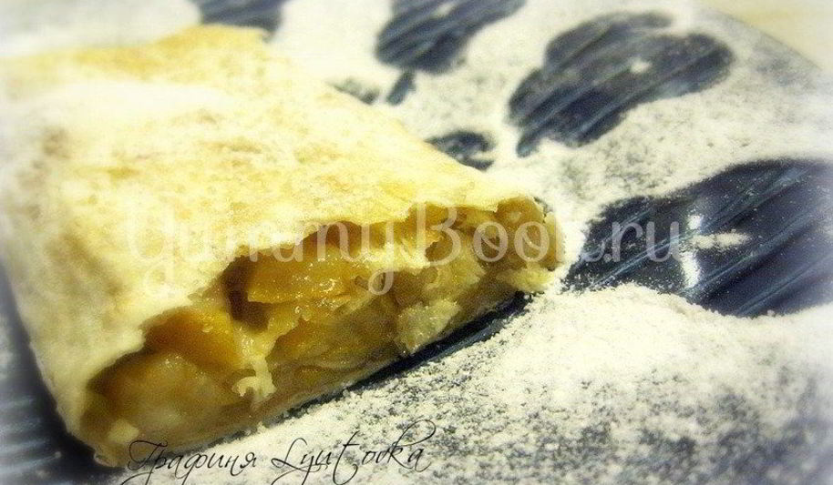 Рецепт штруделя с грушами из лаваша