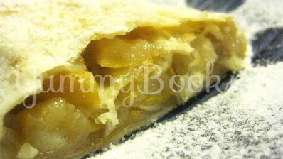 штрудель с грушами из лаваша