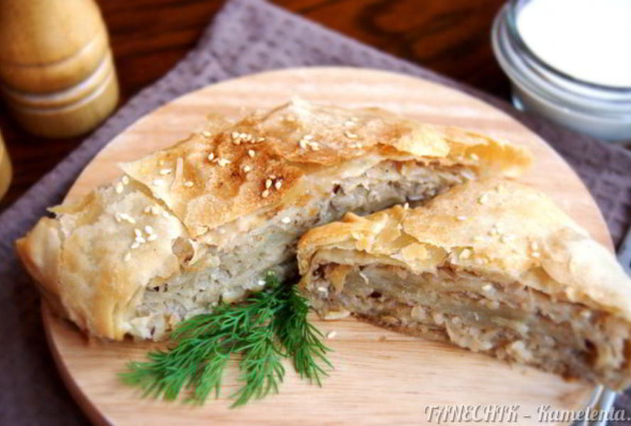 Штрудель с капустой