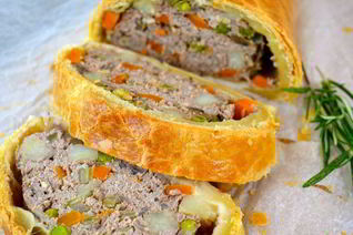 Штрудель с мясом