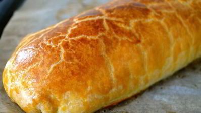 штрудель с мясом