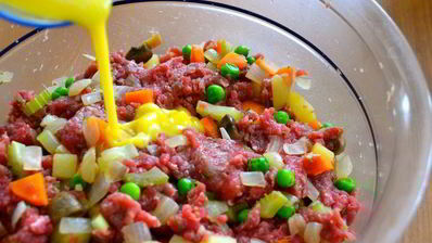 штрудель с мясом