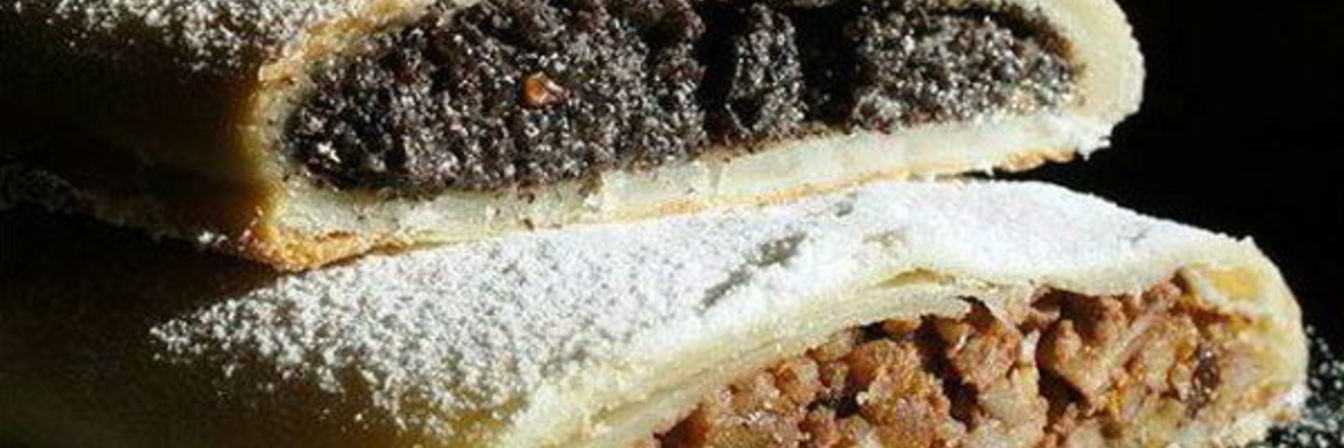 Творожный штрудель с двумя начинками