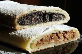 Творожный штрудель с двумя начинками