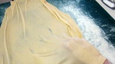 яблочный штрудель с грецкими орехами