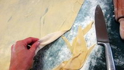 яблочный штрудель с грецкими орехами