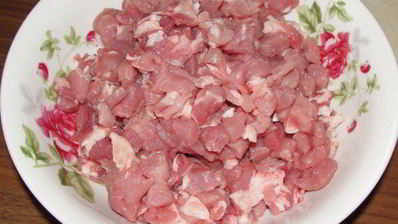 слоеные конвертики с мясом