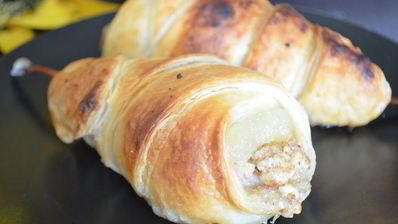 слойки груши с франжипаном