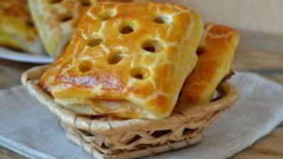 слойки из бездрожжевого теста