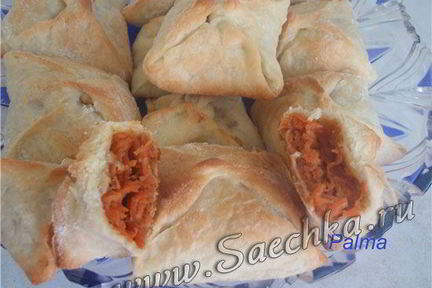 Слойки из слоеного теста С огоньком