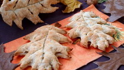 слойки с айвой и грецкими орехами