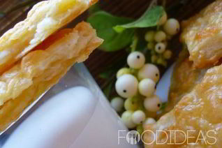 Слойки с картошкой и сыром