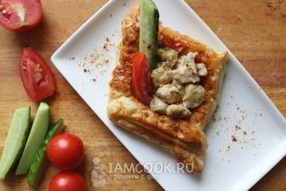 Слойки с мясом Dog bowl