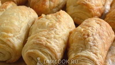 слойки с шоколадом проще простого