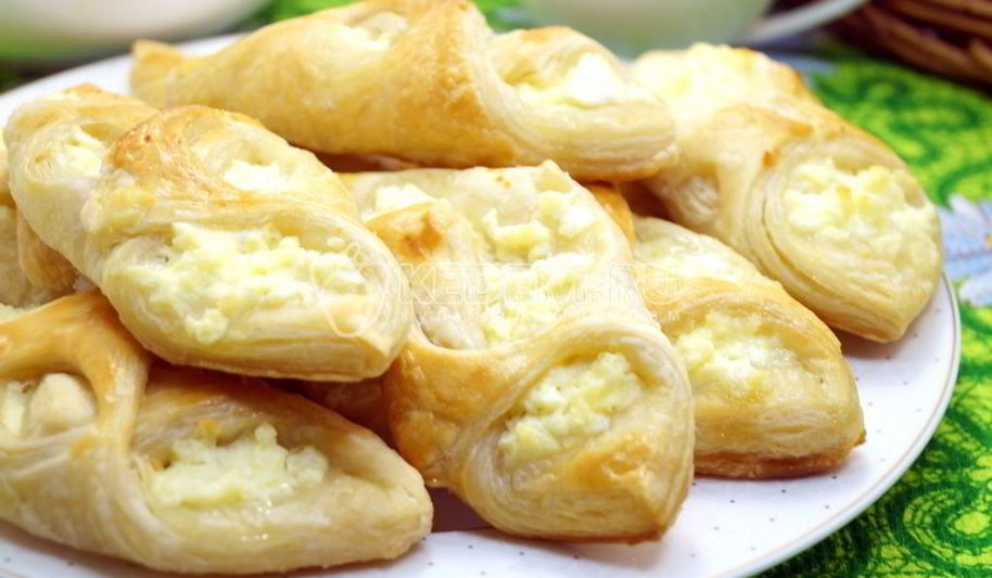 Рецепт слоек с творогом любимые