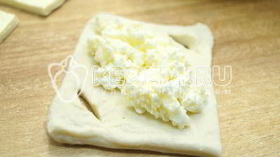 слойки с творогом любимые