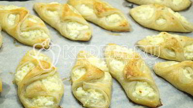 слойки с творогом любимые