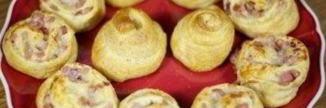 Слойки с ветчиной