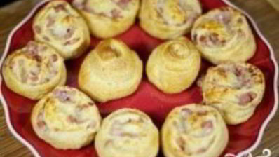 слойки с ветчиной