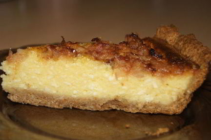 Ароматный сырник с яблоками