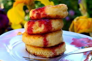 Кокосовые сырники с бананом