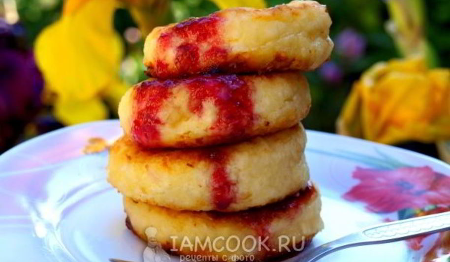 Рецепт кокосовых сырников с бананом