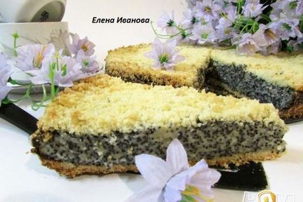 Немецкий маковый творожник