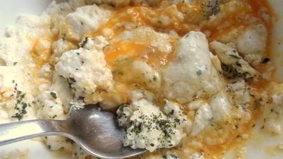 несладкие сырники с беконом