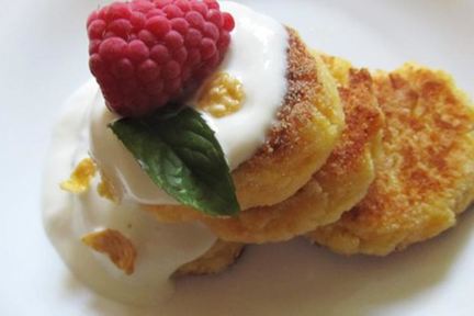 Оранжевые сырники