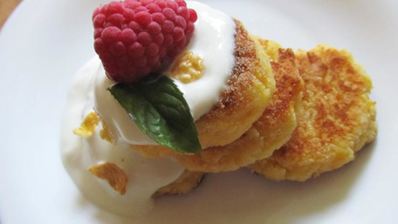 оранжевые сырники