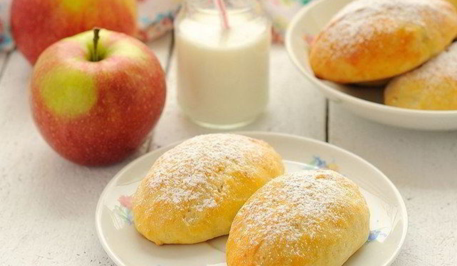 Рецепт сочней с яблоками