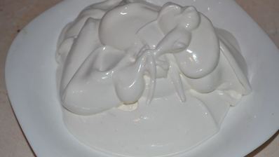 сырник с персиками