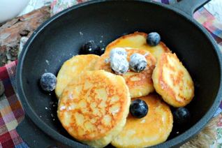 Сырники с арахисовой пастой