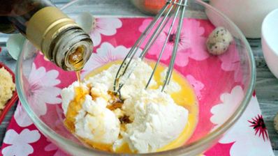 сырники с арахисовой пастой