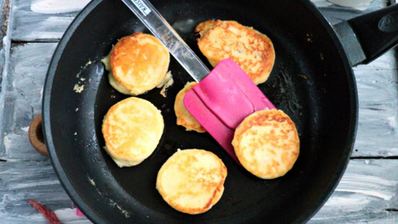 сырники с арахисовой пастой