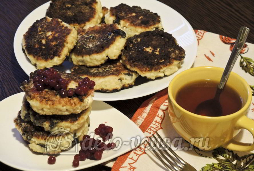 Сырники с черносливом