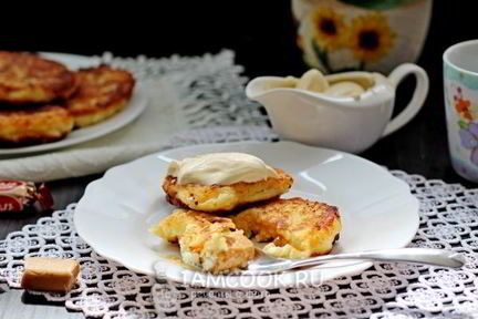 Сырники с ирисками