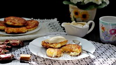 сырники с ирисками