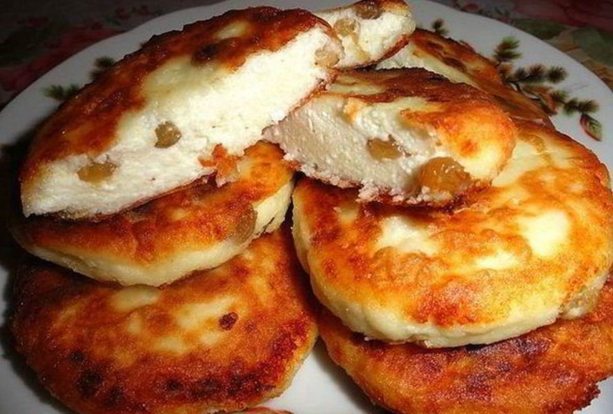 Сырники с изюмом из духовки