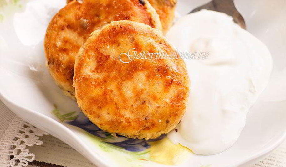 Рецепт сырников с овсяными хлопьями